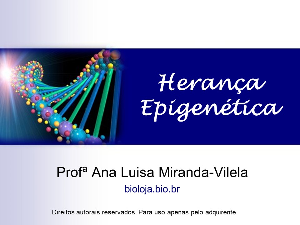 Herança epigenética slide 0