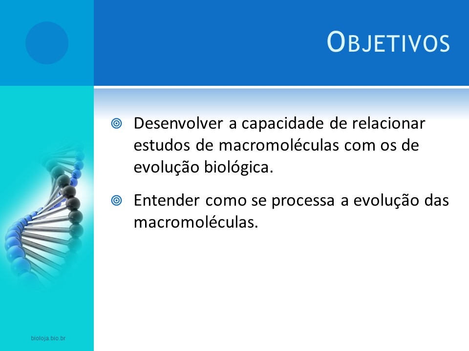 Evolução molecular slide 1