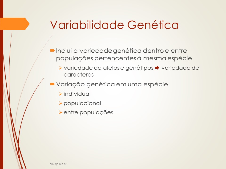 Princípios de evolução: variabilidade, seleção e adaptação slide 2