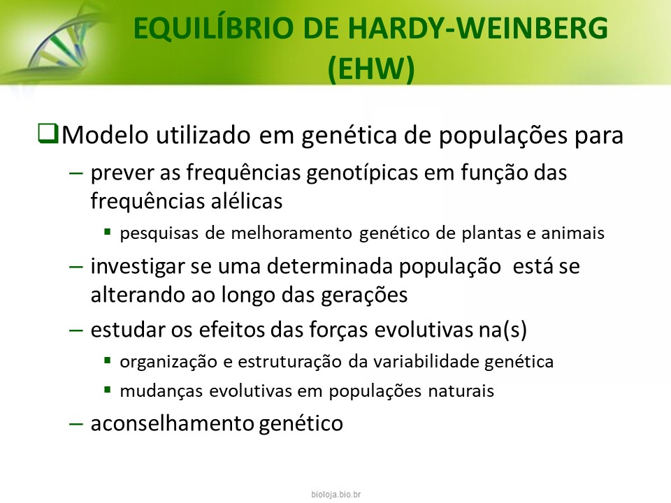 Genética de populações e mecanismos evolutivos slide 3