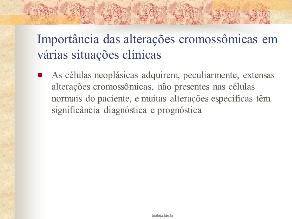 Alterações cromossômicas numéricas slide 4