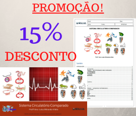 Promoção - 15% de desconto: Sistema Circulatório Comparado   Apostila slide 0